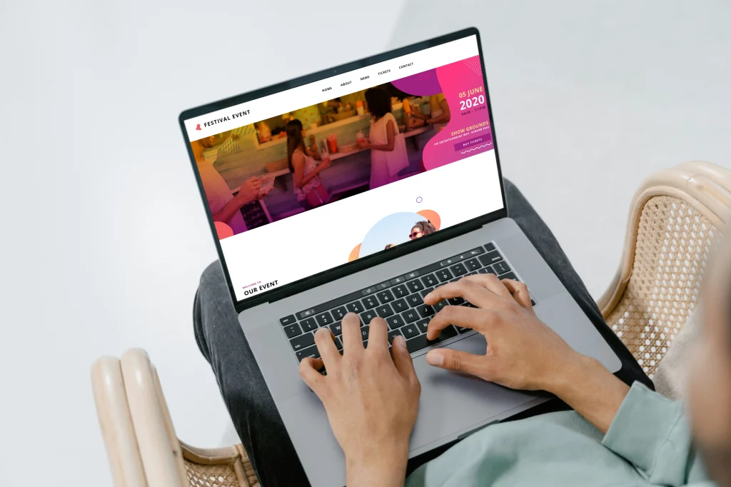 KLIKIZI Agence Web de création de sites pas chers à Lyon - Site exemple pour les évènements