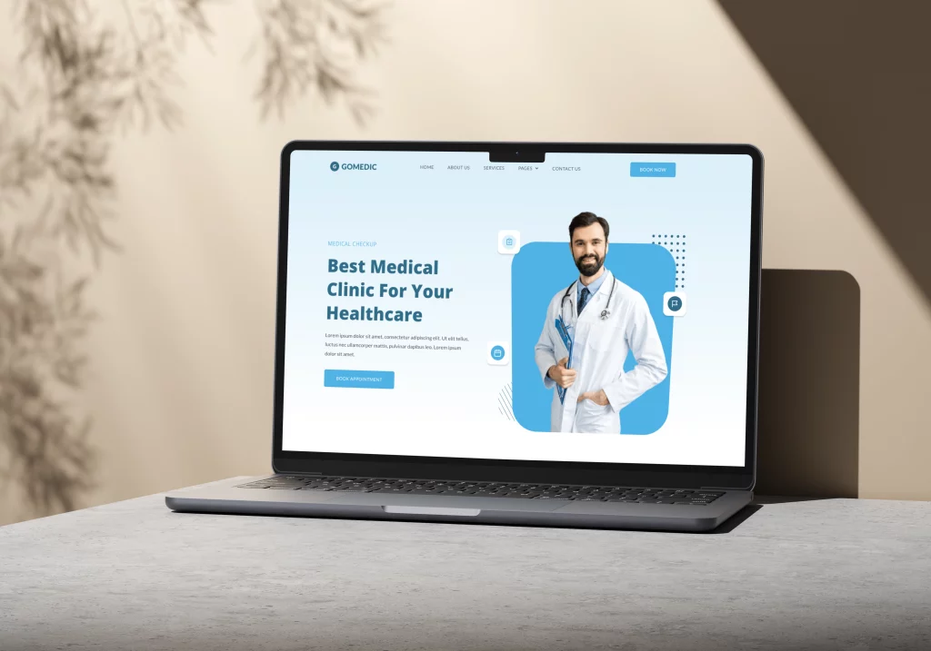 KLIKIZI Agence Web WordPress création de sites pas chers à Lyon - Site exemple pour la santé et le médicale